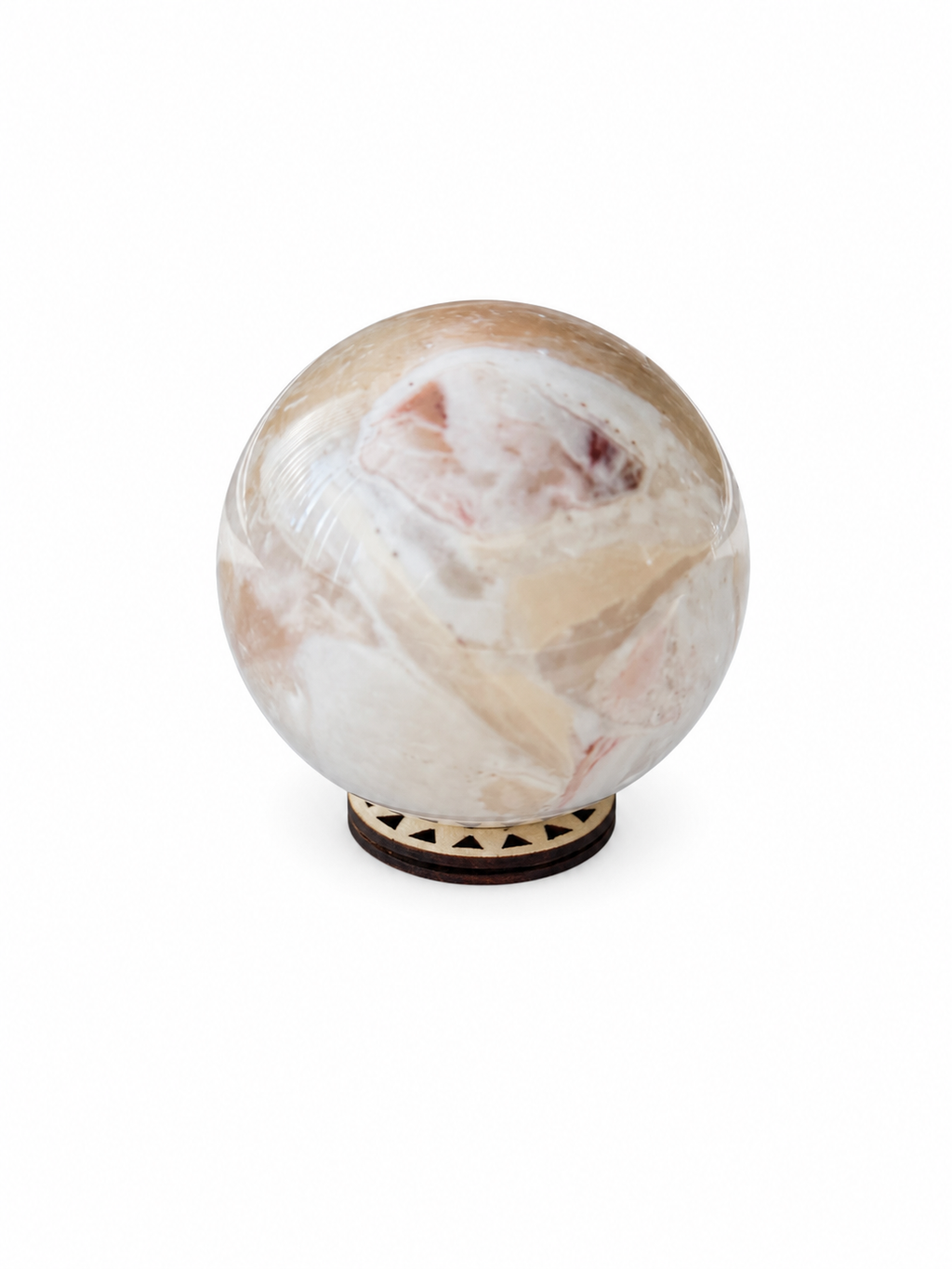 Flower Agate Sphere