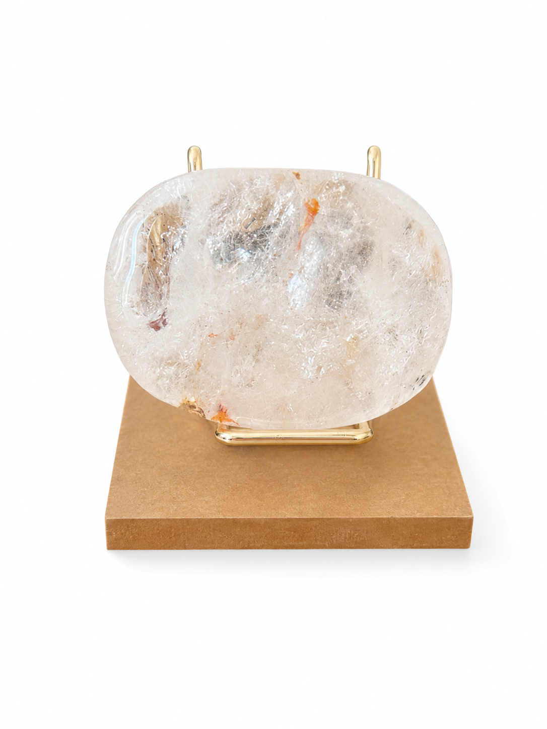 Clear Quartz Palm Stone