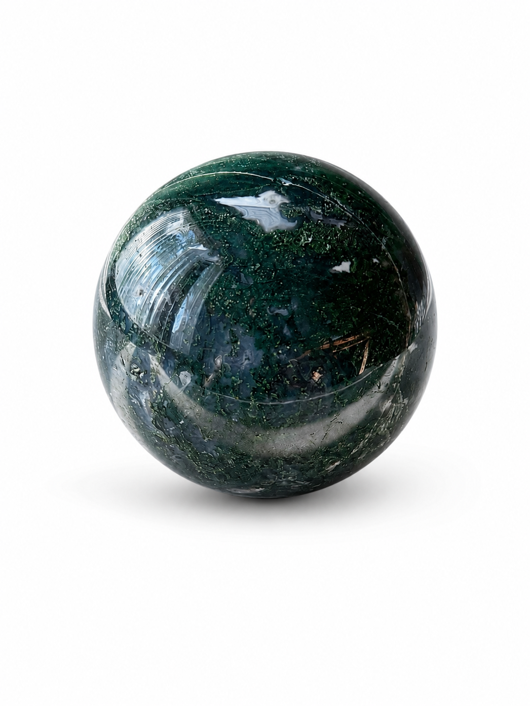 Moss Agate Sphere
