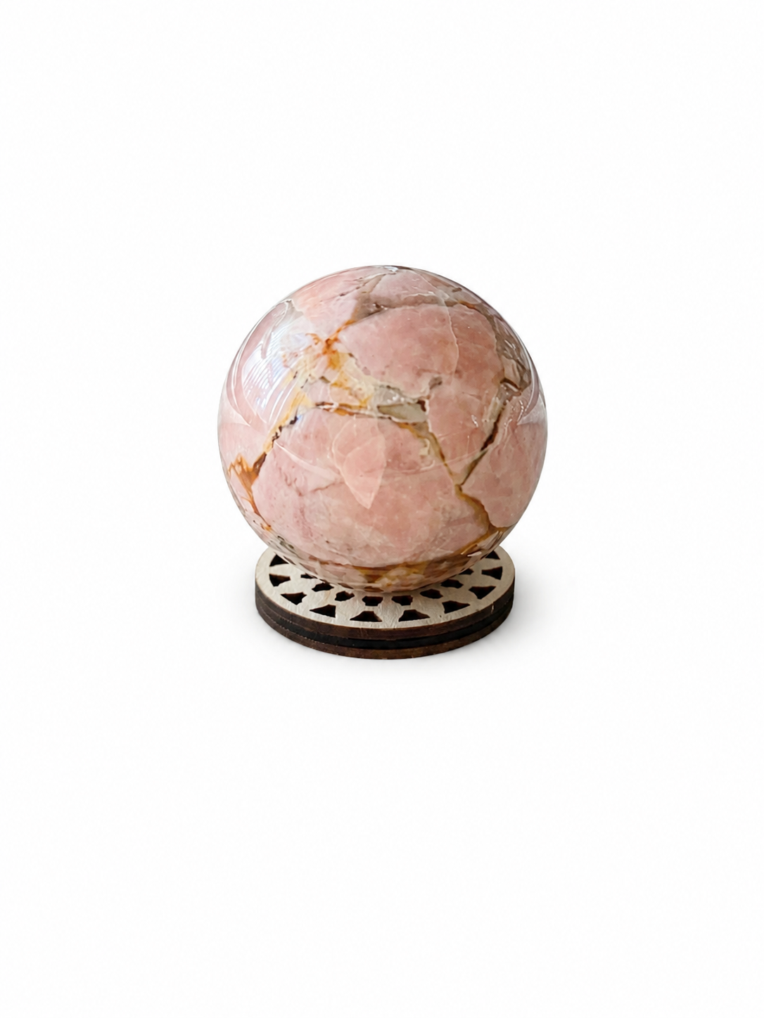 Flower Agate Sphere