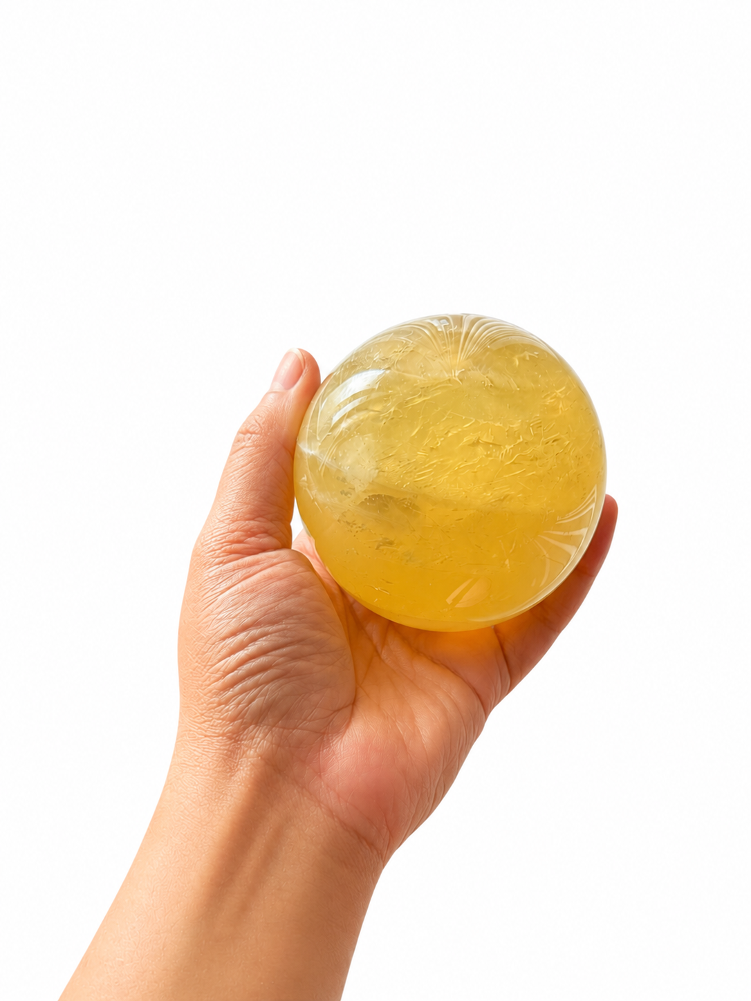 Yellow Calcite Sphere