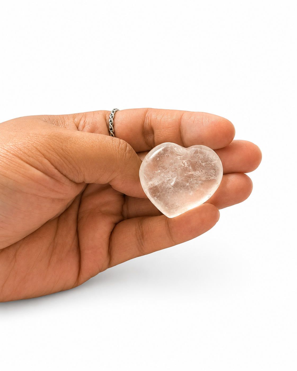 Clear Quartz Heart