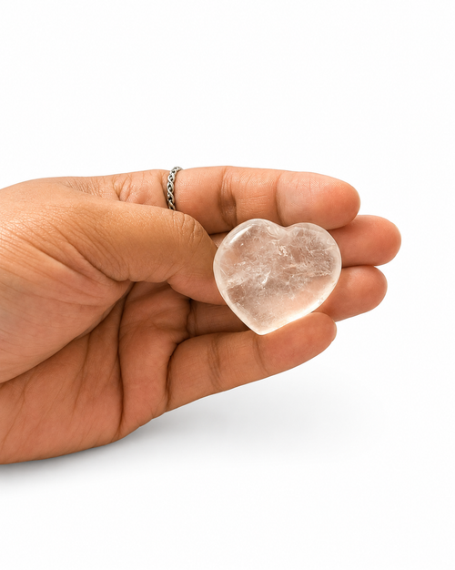 Clear Quartz Heart