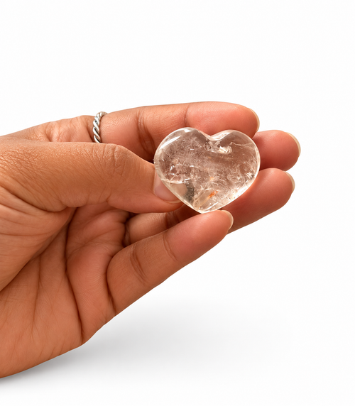 Clear Quartz Heart