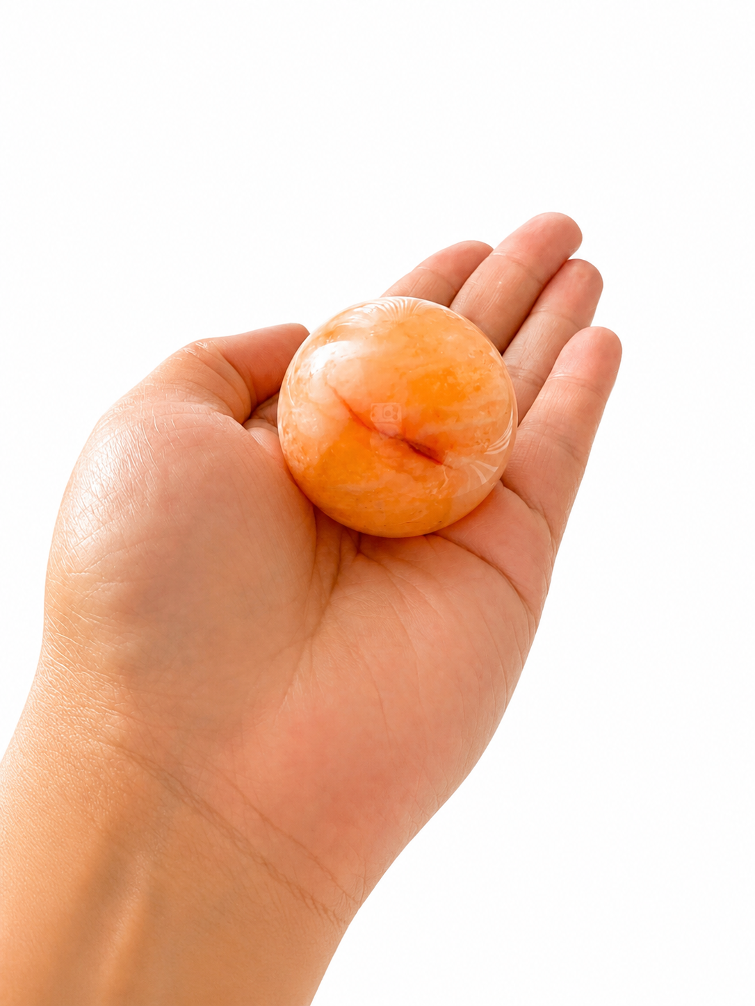 Orange Calcite Sphere
