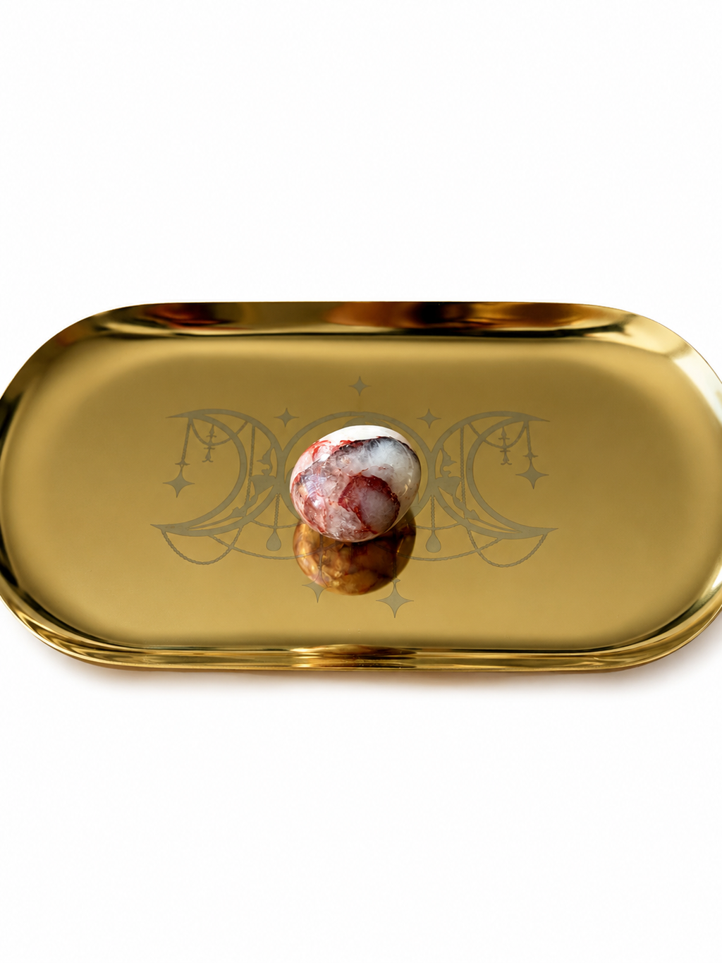 Cherry Blossom Agate Pocket Stone